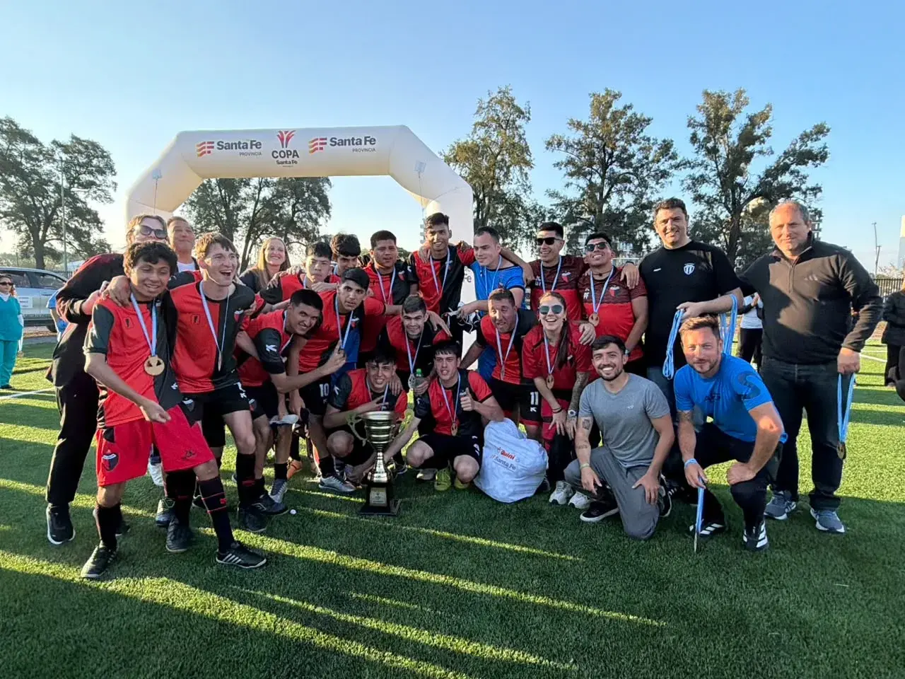 Newell’s hizo historia y se consagró campeón de la primera Copa Santa Fe de Fútbol Adaptado