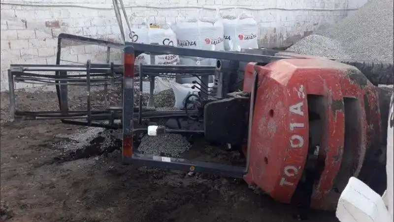 Operario de un corralón de materiales murió aplastado
