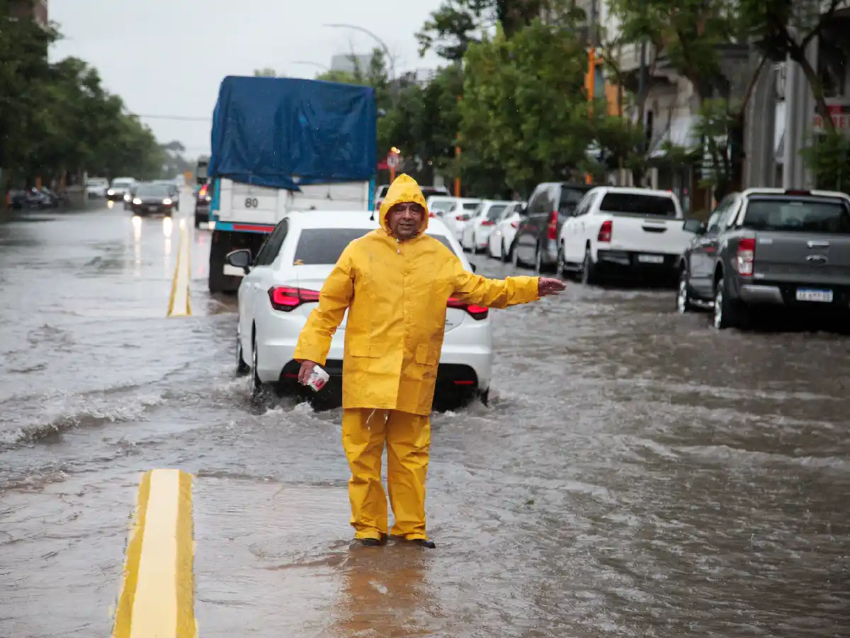Fue casi 60 milímetros el acumulado de la lluvia en la ciudad hasta el mediodía 
