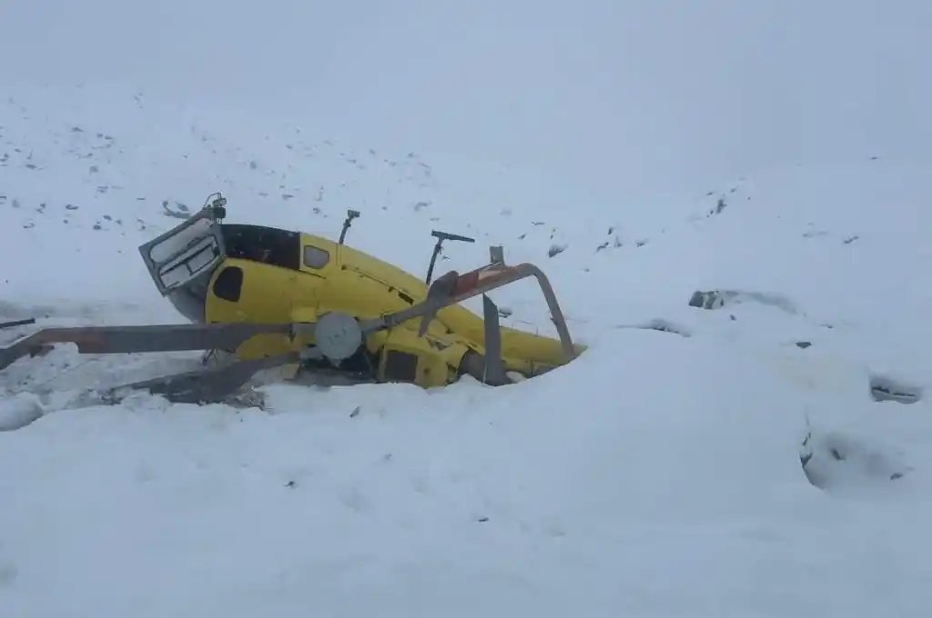 Helicóptero se estrelló