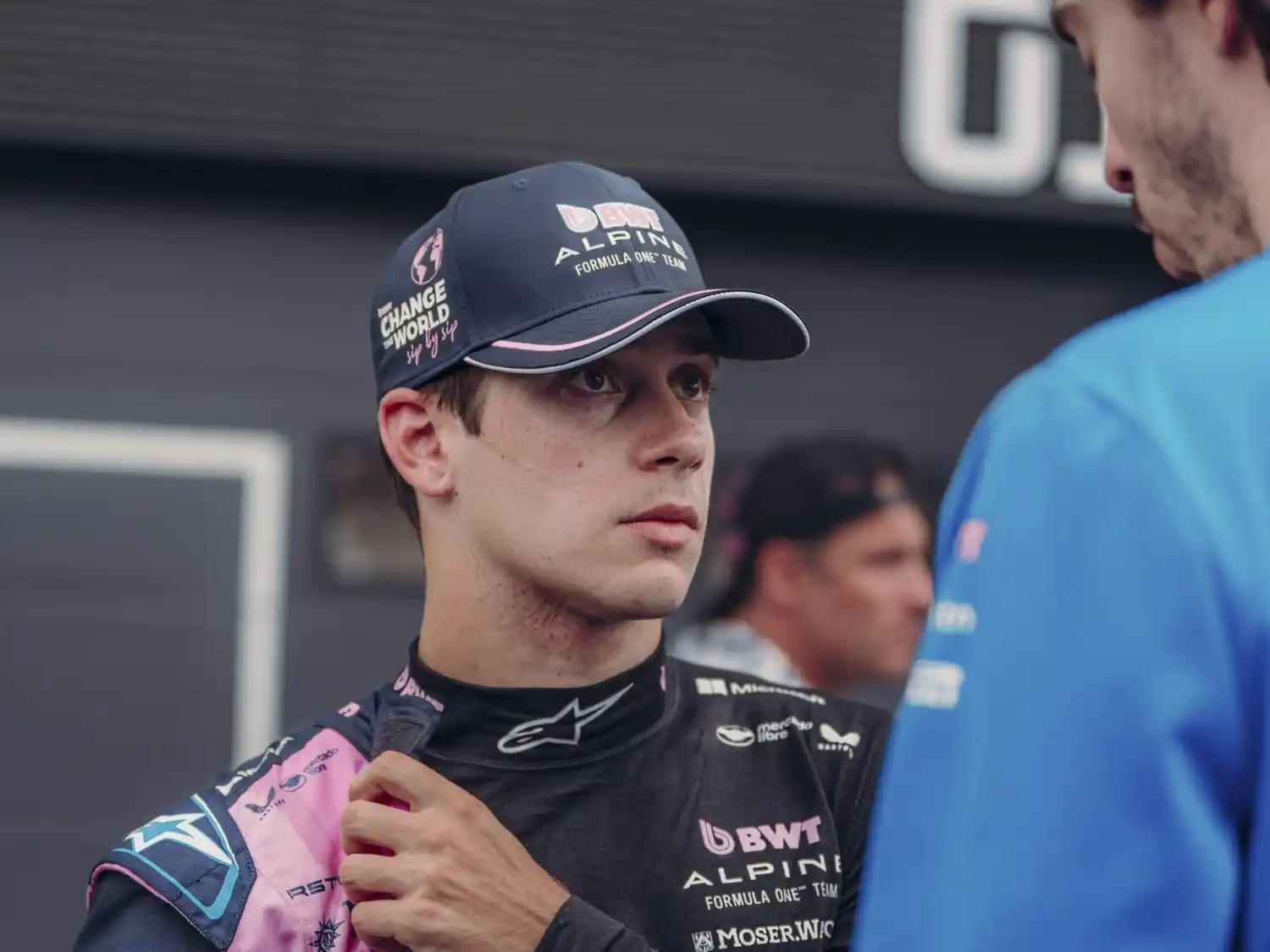Colapinto no pudo ocultar su frustración al final de la carrera.