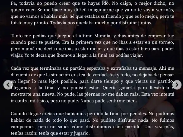 Posteo de Leo Messi