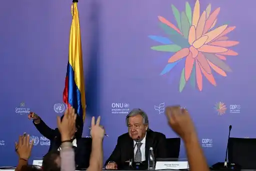 Participación de Venezuela en la COP16, NO INVALIDA POSICIÓN DE LA ONU sobre elecciones 28Jul, dice Guterres