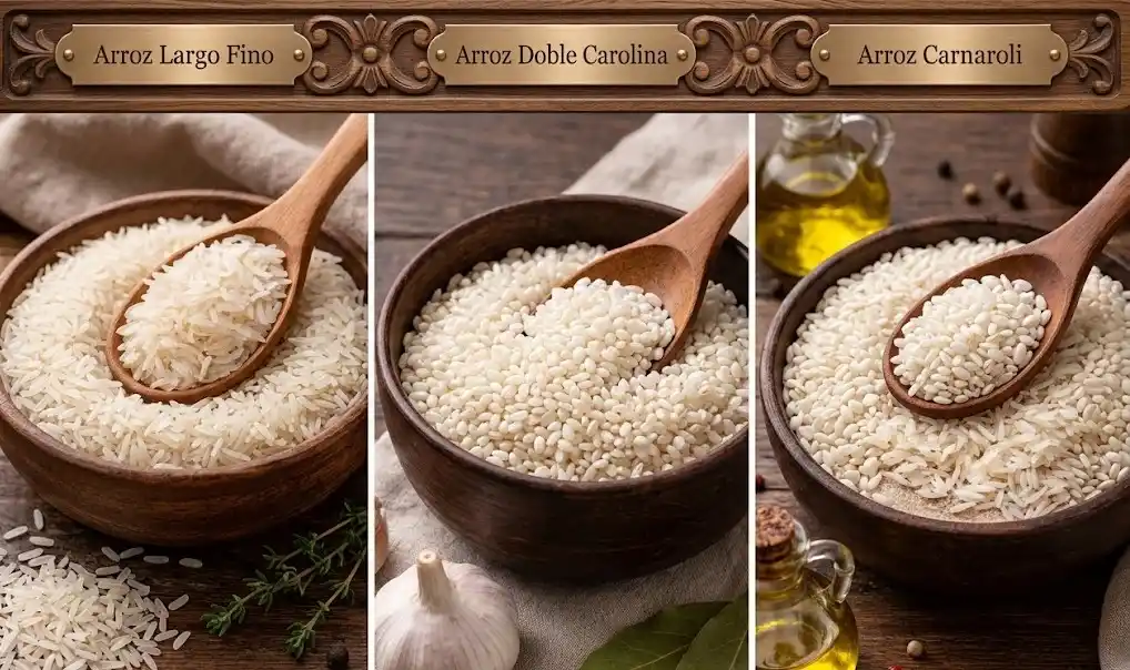 Aunque a simple vista pueden parecer similares, la principal diferencia radica en el tamaño del grano y en la cantidad de almidón que liberan.