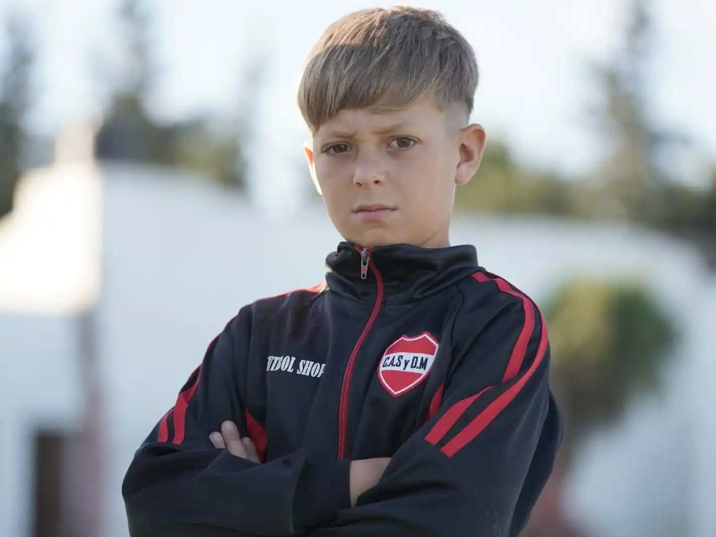 Zinedine, el joven categoría 2010, producto de una vida ligada al fútbol