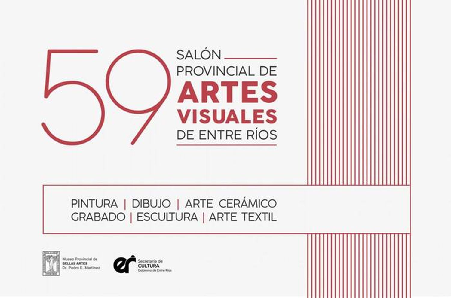 Continúa abierta la convocatoria para el LIX Salón Provincial  de Artes Visuales de Entre Ríos