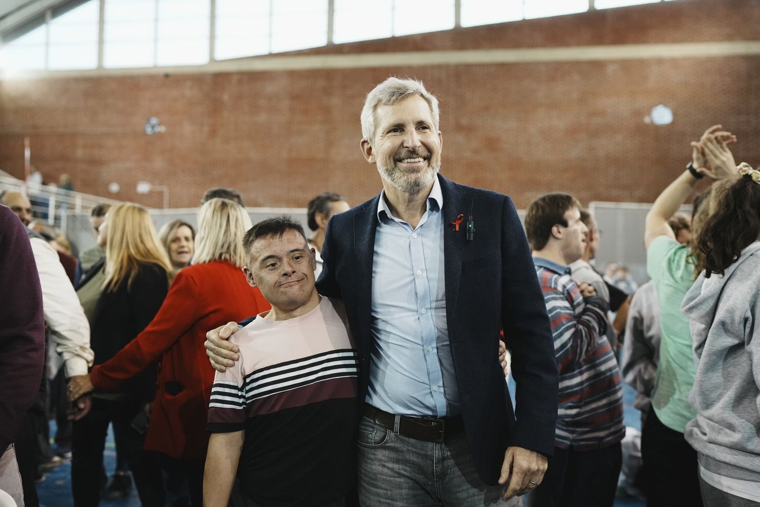 El gobernador Frigerio estuvo presente en el "Encuentro de Deporte Adaptado” que se realizó en Gualeguay