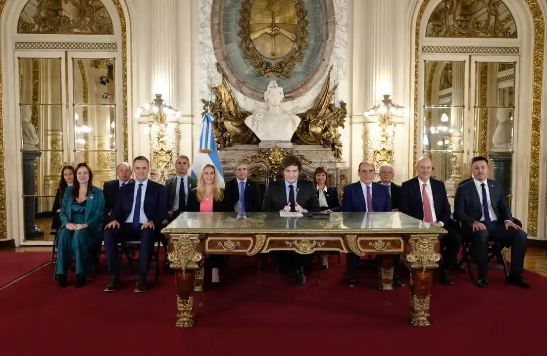 Javier Milei en cadena nacional