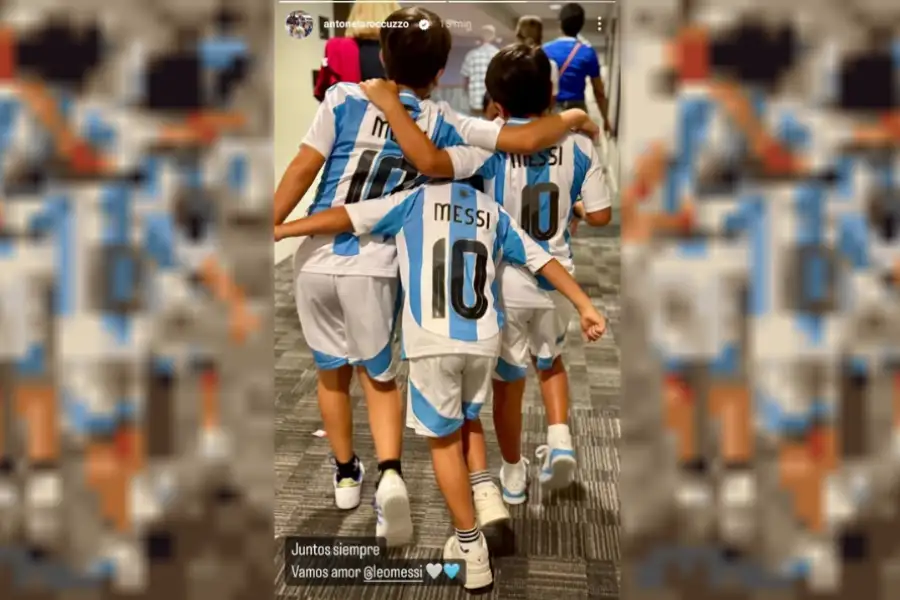 Thiago, Mateo y Ciro