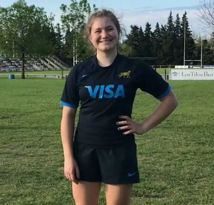 Martina Seimandi concentró con el equipo nacional juvenil de rugby