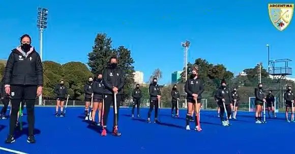 Las Leonas volvieron a entrenarse en el Cenard y con protocolo estricto