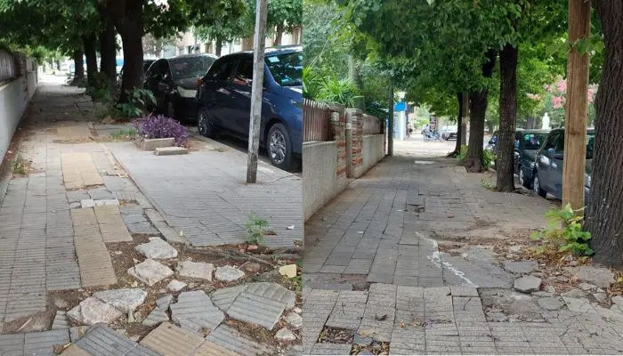 Veredas rotas en Salta y 3 de febrero