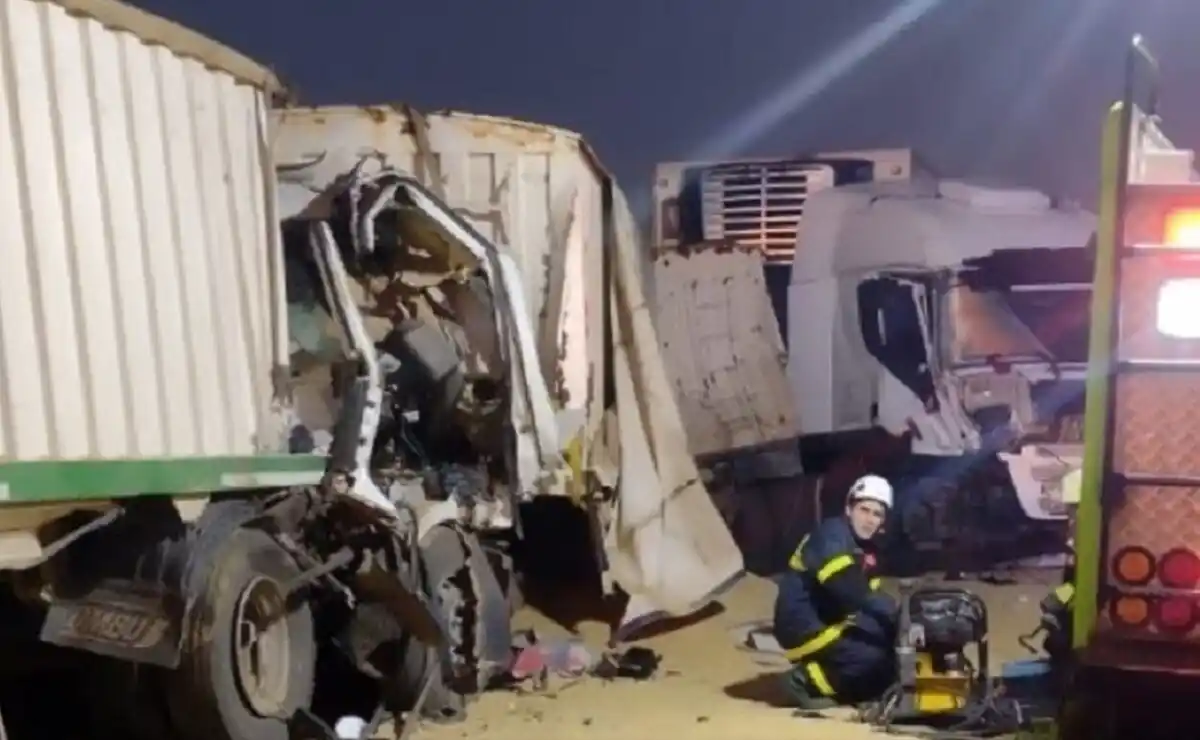 Choque en cadena en ruta 228