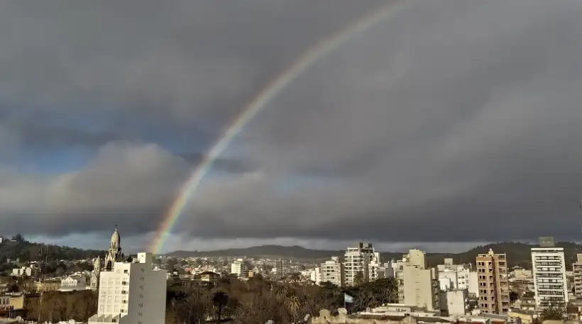 El frío polar dejó postales asombrosas de Tandil
