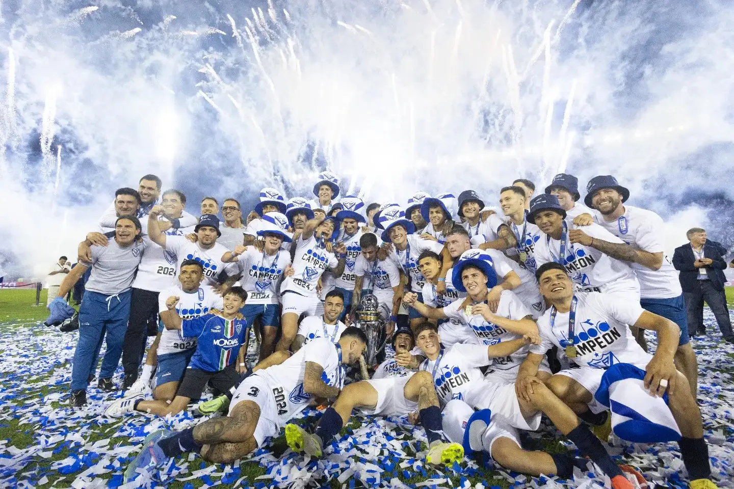Vélez se consagró campeón de la Liga Profesional 2024.