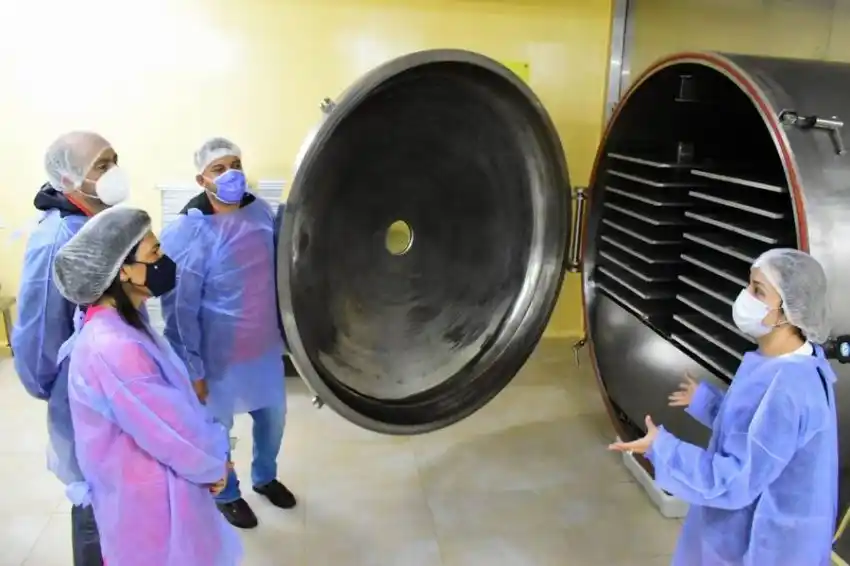 El Consorcio Paippero entregó más de 1.500 kilos de productos a la planta Nutrifor