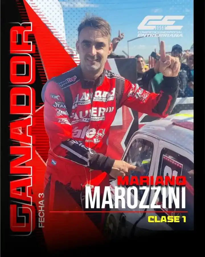 Primer gran triunfo de Mariano Marozzini en Competición Especial Entrerriano