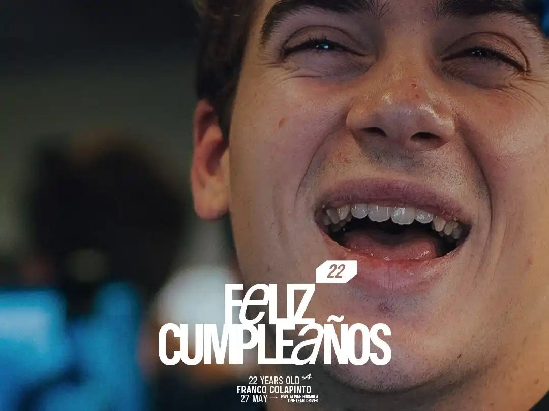 Franco cumple hoy 22 años...felicidades! .Foto:Alpine