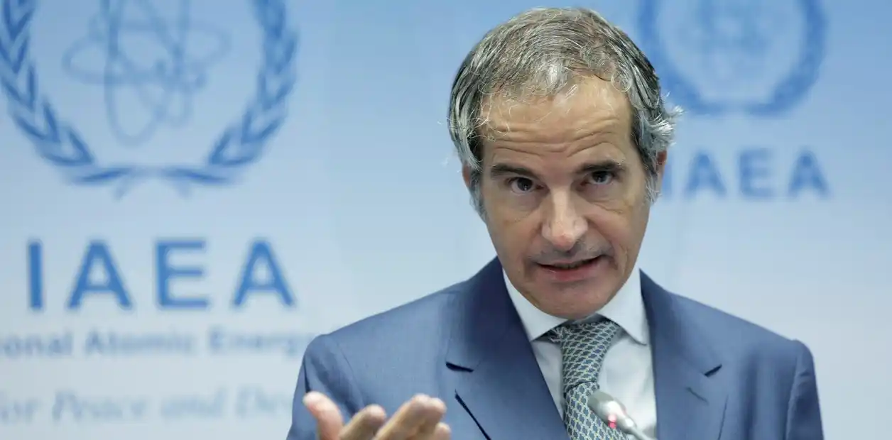 El director general de la Agencia Internacional de Energía Atómica (AIEA), el argentino Rafael Grossi