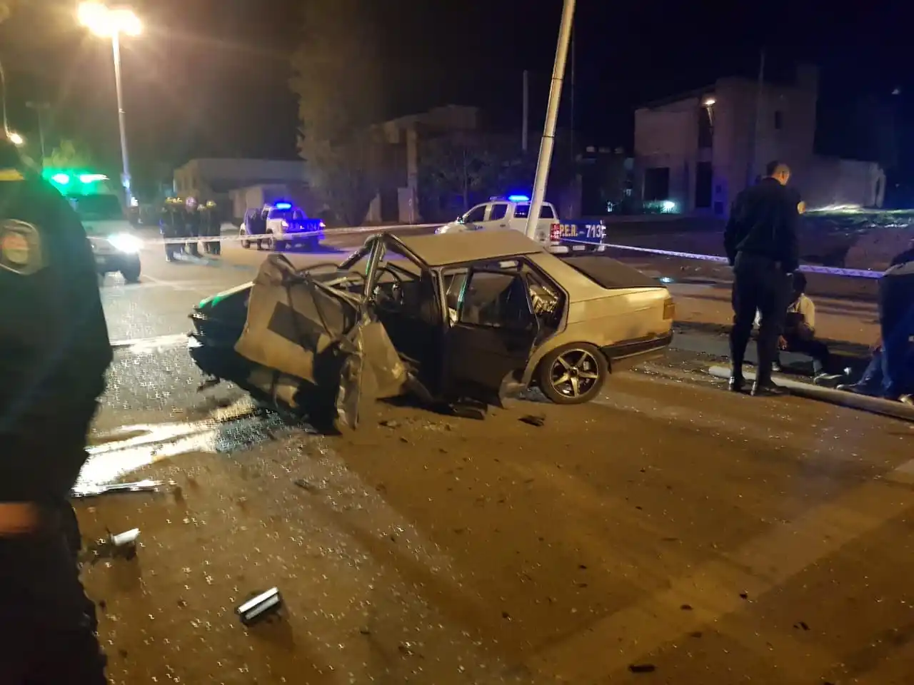 Choque en cadena en Victoria