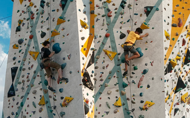 Escaladores sampedrinos en Ramos Mejía