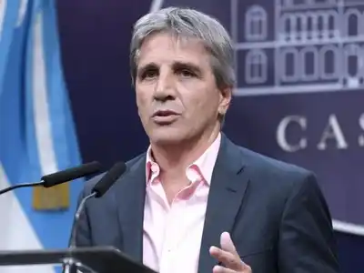 El ministro de Economía, Luis Caputo.