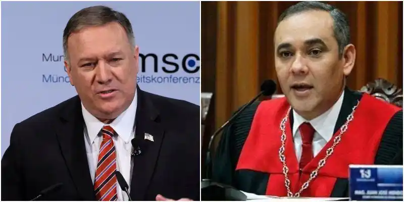 Pompeo acusa a Maikel Moreno de aceptar sobornos para manipular procesos penales