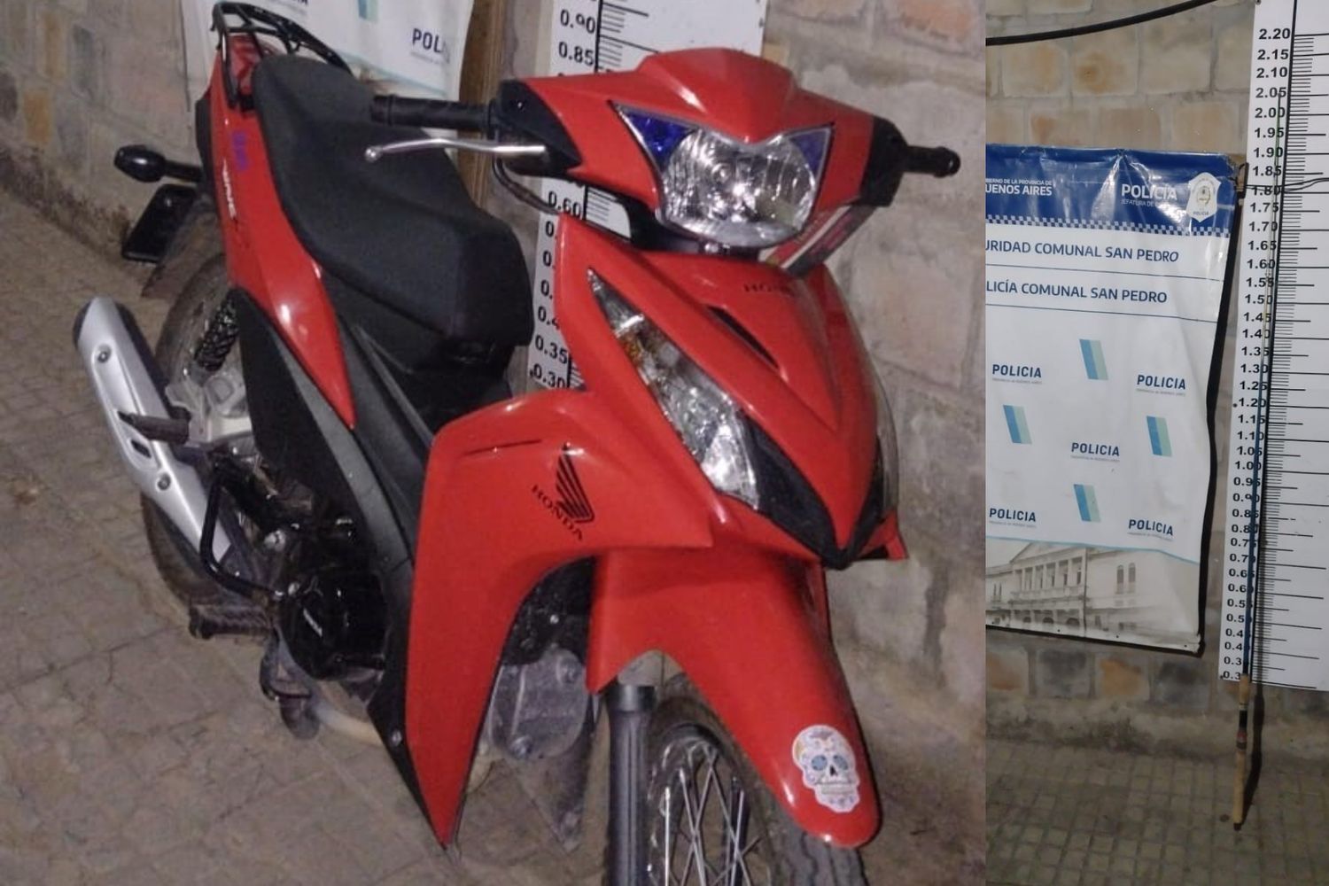 Allanamientos: recuperan moto robada y una caña de pescar