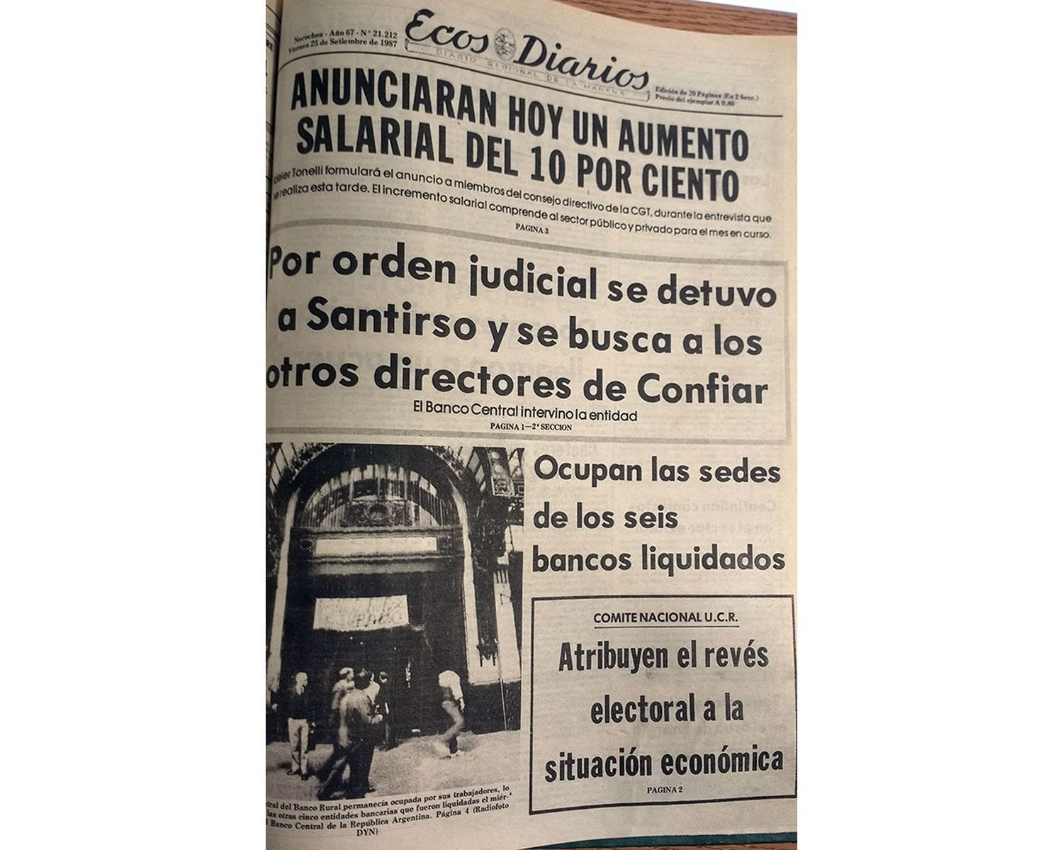 Viernes 25 de septiembre de 1987