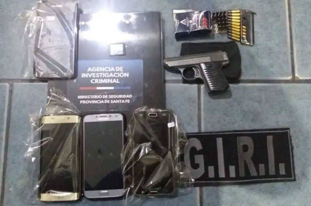 Allanamientos: detenidos, armas de fuego y drogas en Rosario