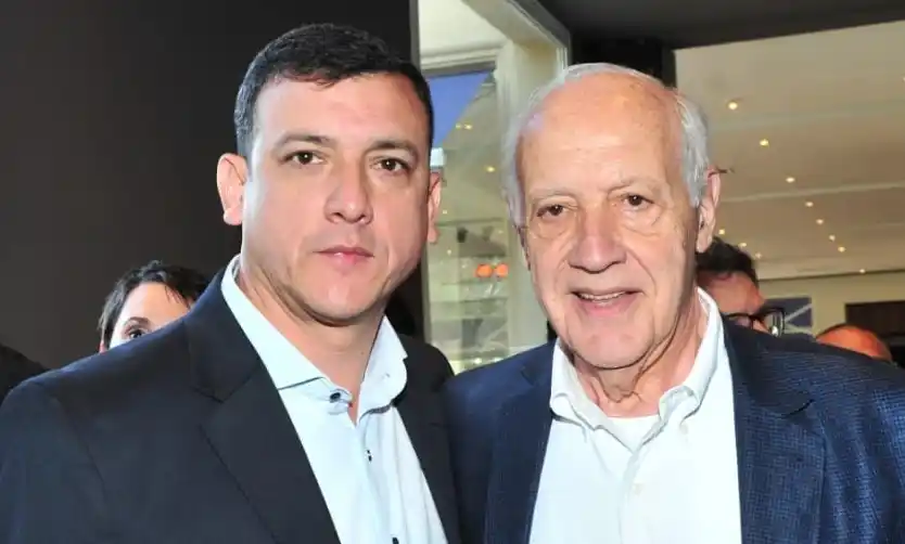 Agüero y Lavagna, en un acto previo a las PASO.