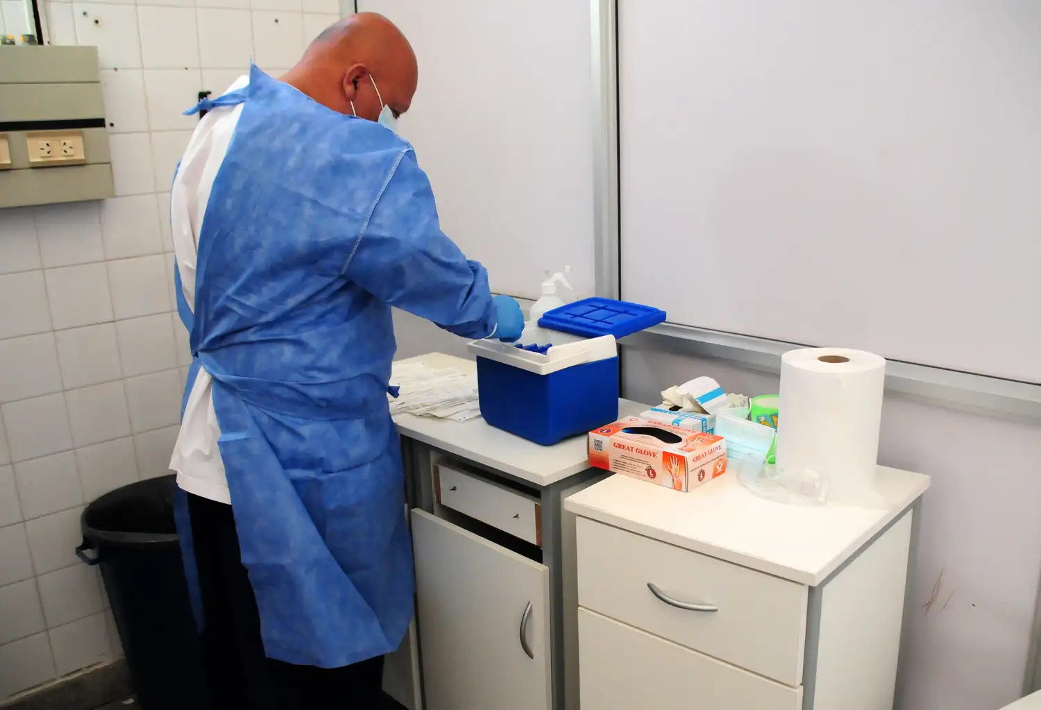 Detectaron ocho casos de Covid durante enero en Tandil.