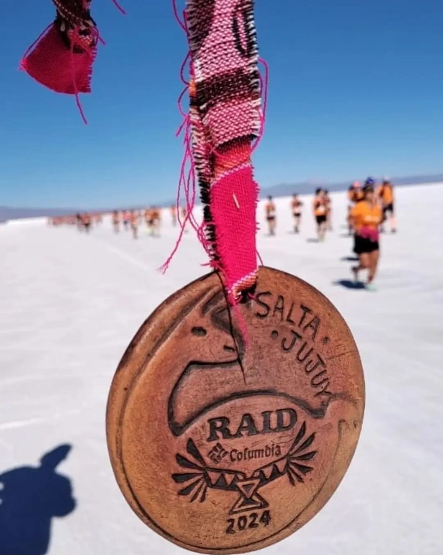 La medalla conseguida por Carrizo en la prueba de Salta y Jujuy