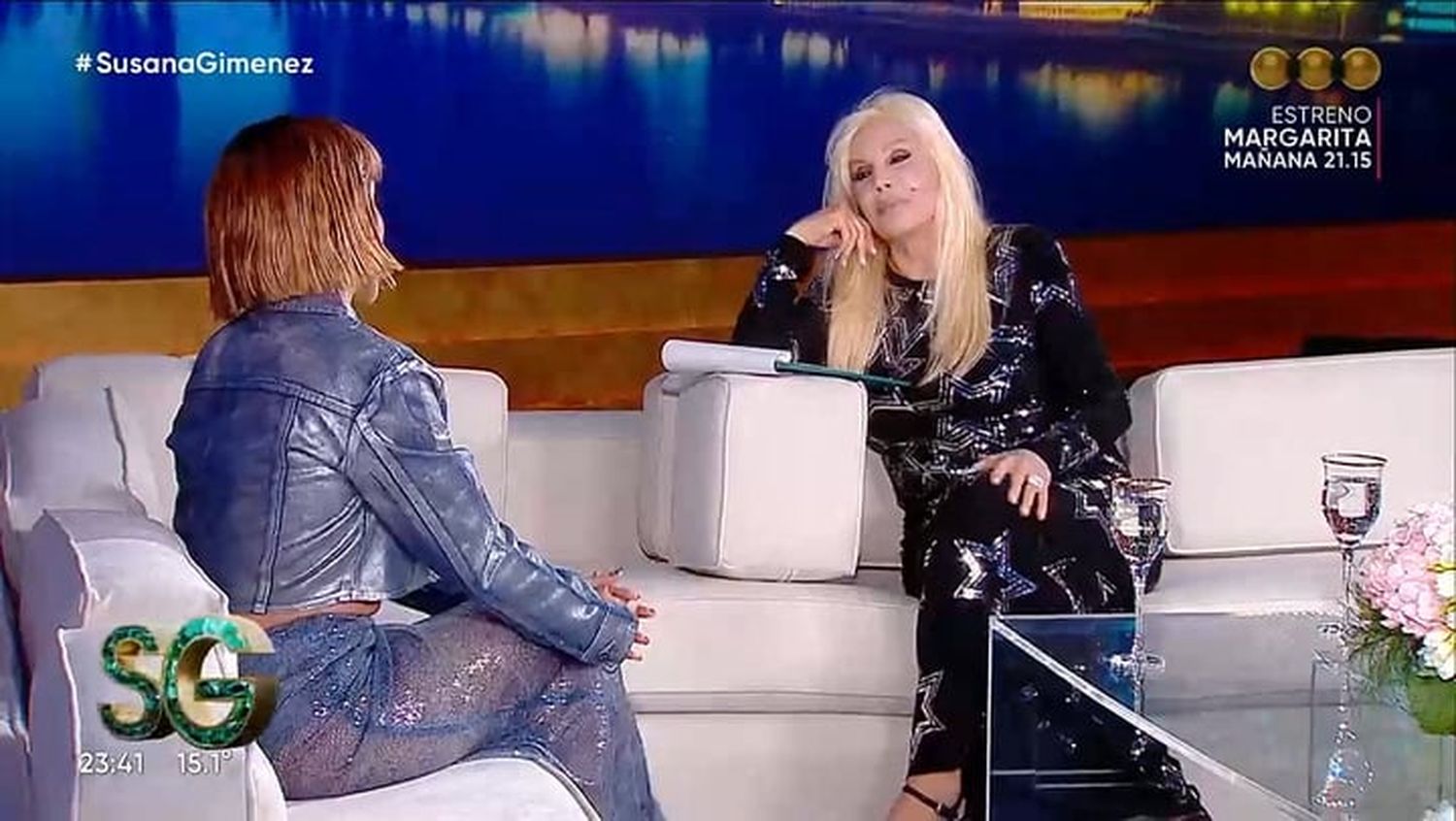 María Becerra fue la gran invitada en el regreso de Susana Giménez a Telefe.