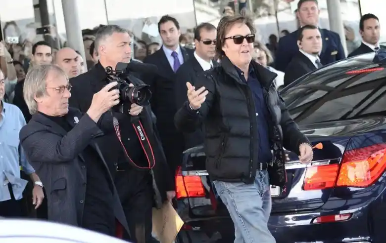 Paul Mc Cartney está en Montevideo y canta en el Centenario