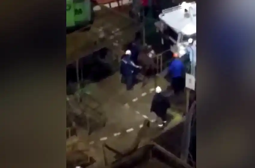 Video: nuevas imágenes del rescate a los operarios