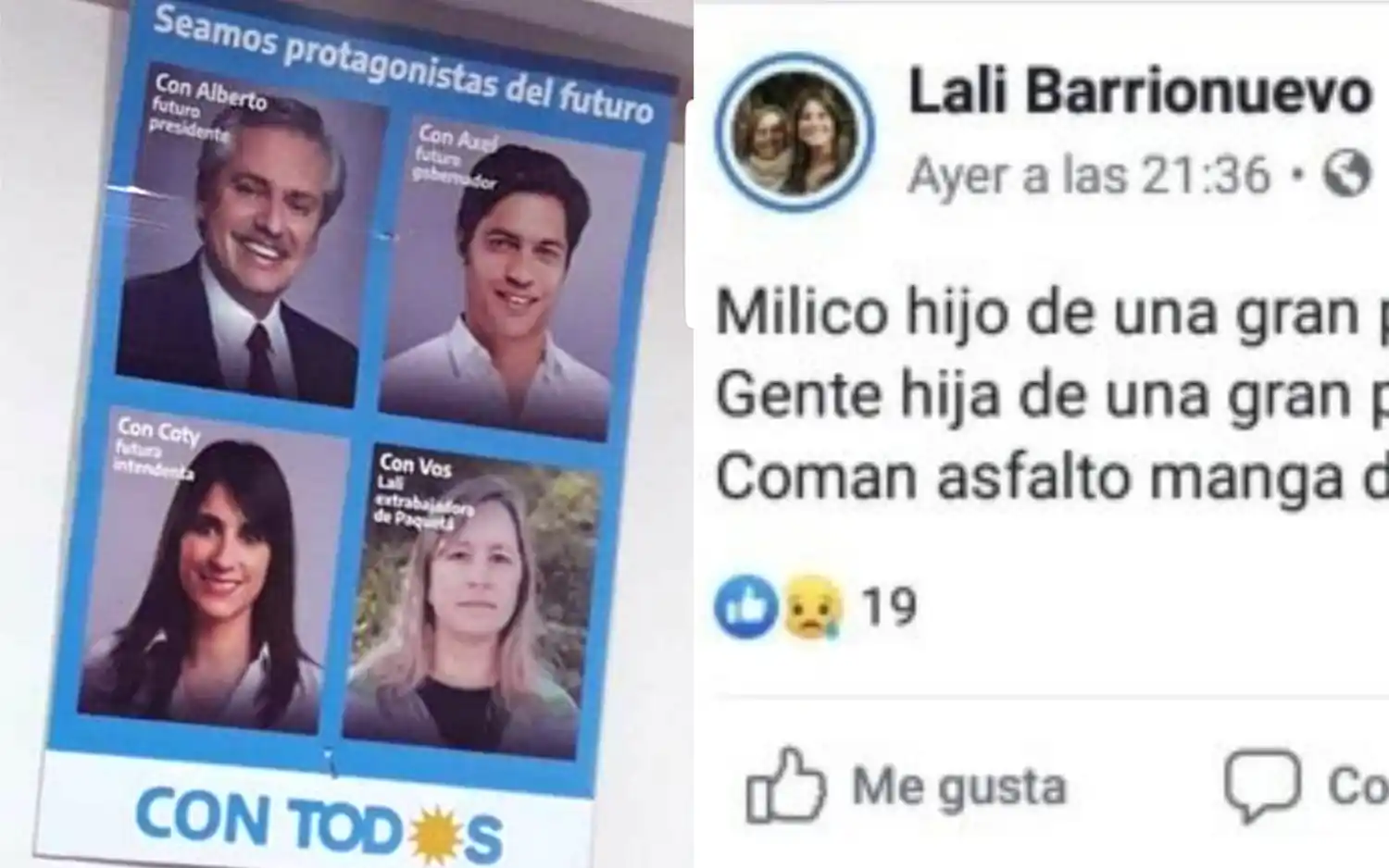"Milico y gente hija de puta": En "Todos" están molestos por el triunfo de Britos en Chivilcoy