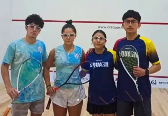 Oro y bronce para las parejas marplatenses en el Sudamericano Juvenil de Squash