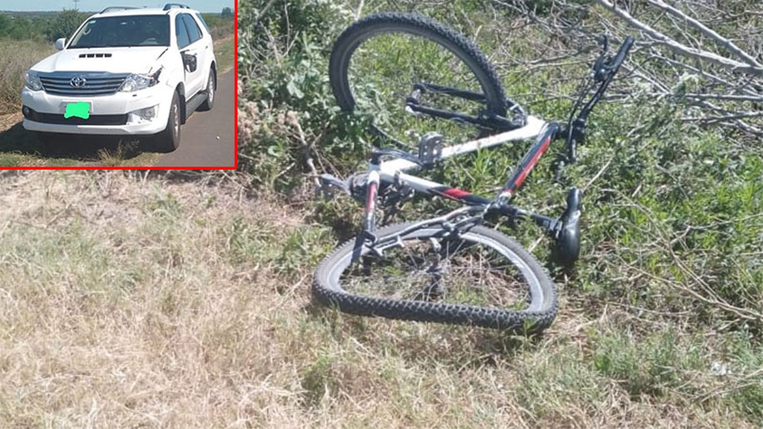 Un hombre que iba en bicicleta murió tras ser atropellado por una camioneta