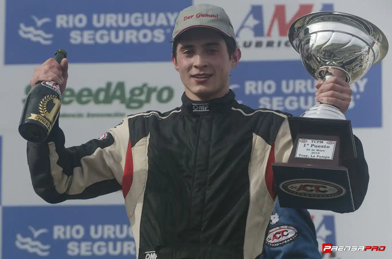 Francisco Hernández logró el objetivo y obtuvo su primera victoria en La Pampa