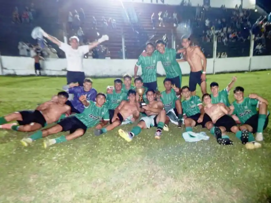 El Sub 21 del Verde le ganó a Agricultores en la final jugada el domingo. Foto: Vamos el Verde.