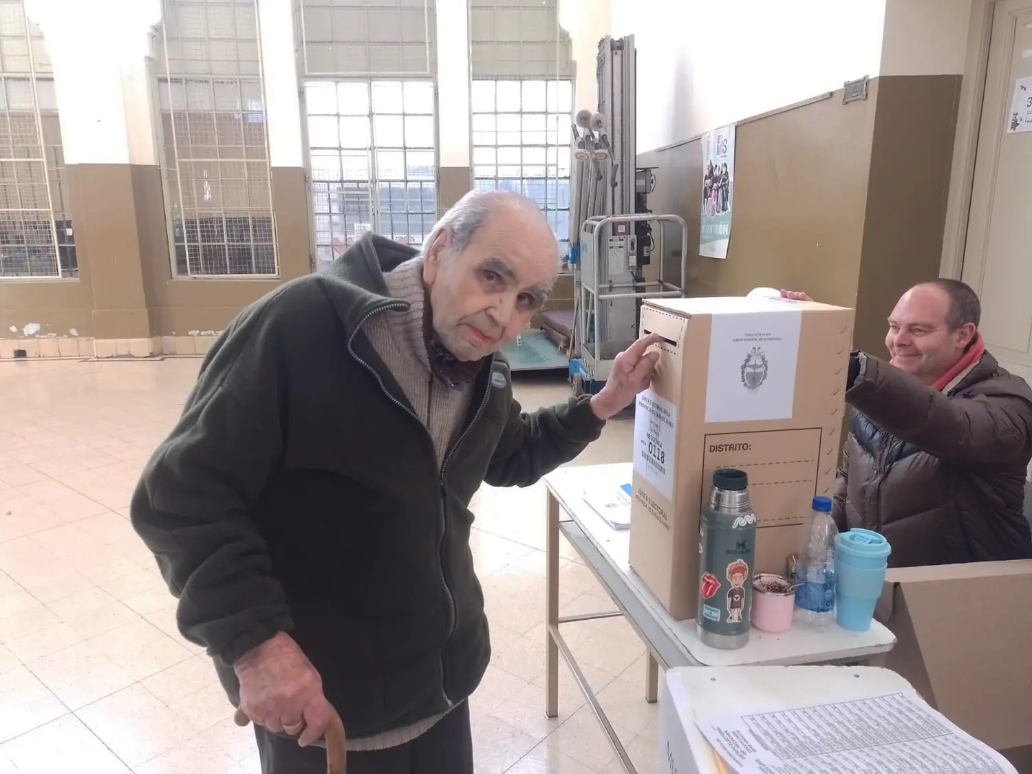 Votar a los 97 años