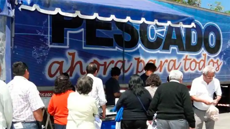 El camión de Pescado para Todos estará en Hasenkamp, María Grande, Tabossi, Crespo, Ramírez y Paraná