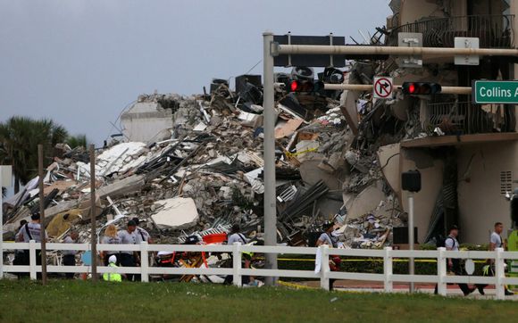 ¡LO ÚLTIMO! 4 venezolanos desaparecidos en colapso de edificio en Miami este #24Jun