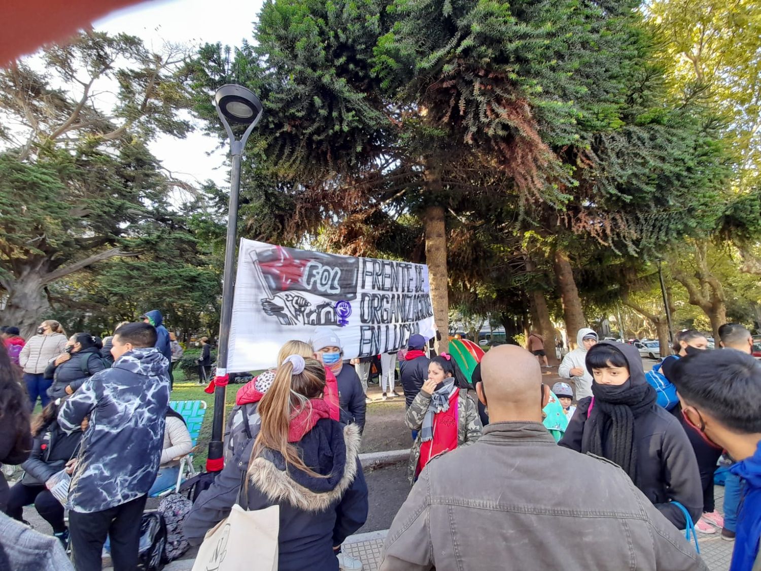 Reclamo piquetero: levantan el acampe frente al Municipio