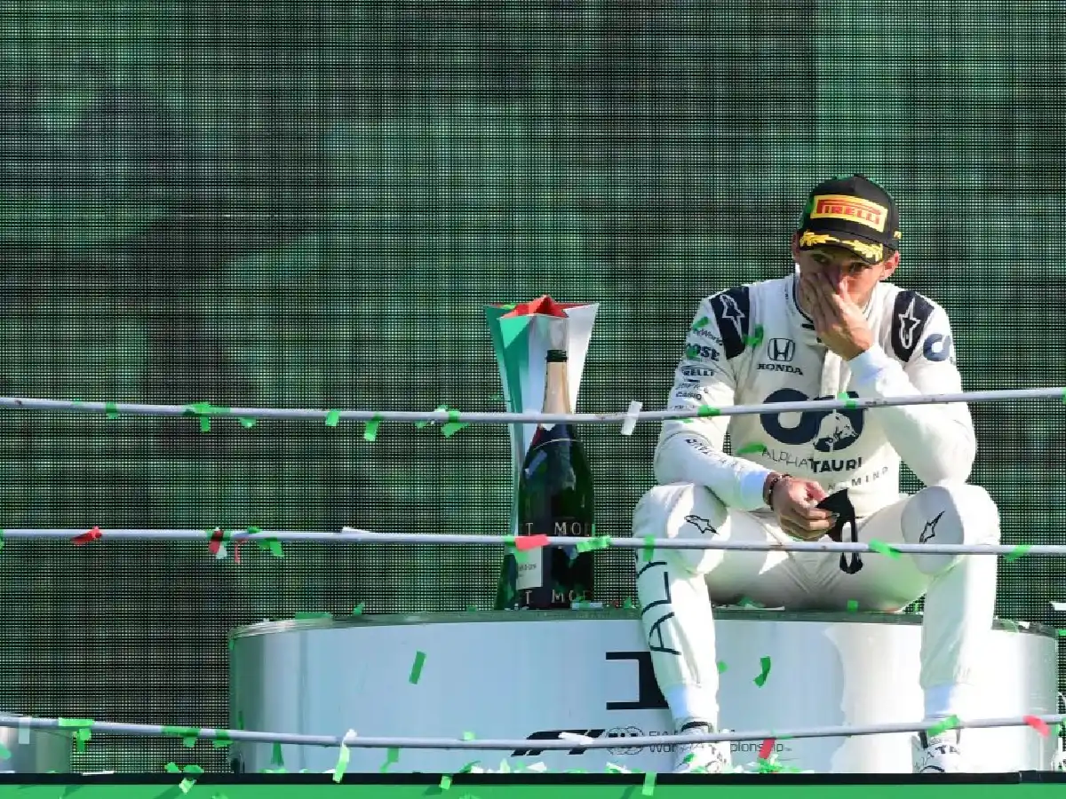 Gasly, sorpresivo y emocionado ganador en Italia