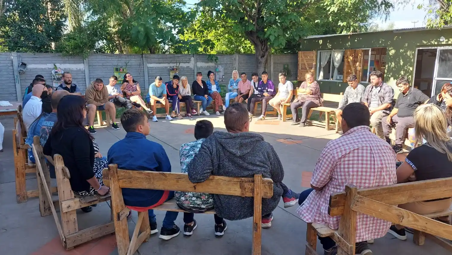 Plan Fines: inauguraron sede en Los Naranjos, para los internos de esa comunidad terapéutica