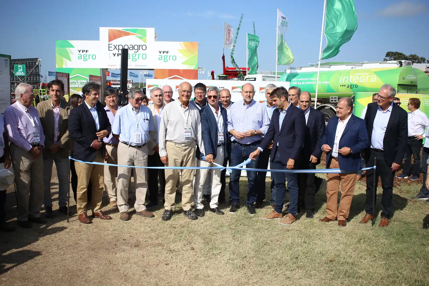 Expoagro 2020: En medio del paro del campo, se inauguró la muestra en San Nicolás con Manuel Passaglia y Perotti