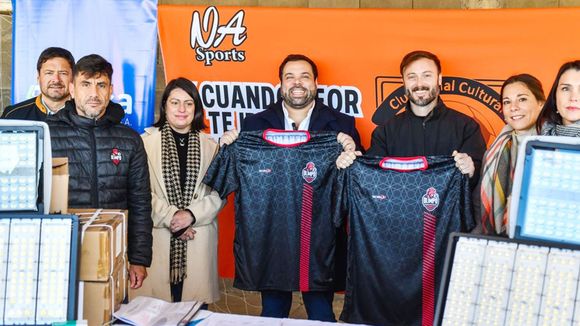 Enersa entregó materiales eléctricos a instituciones deportivas en Concordia