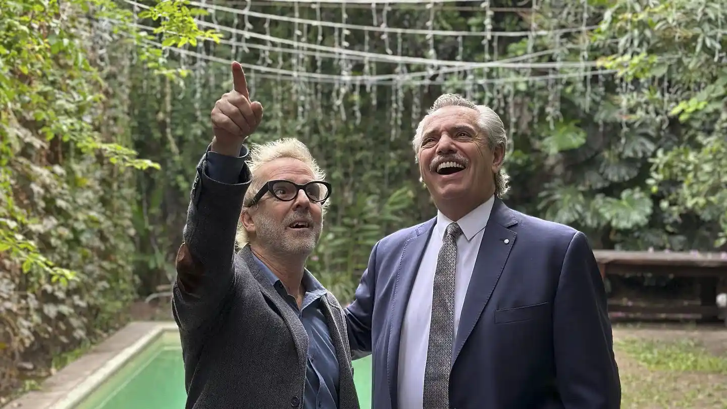 Mex Urtizberea recibió al presidente Alberto Fernández.